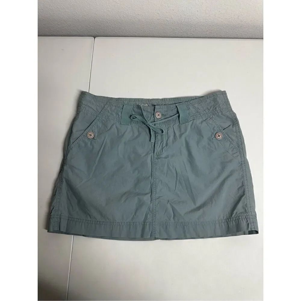 Red Camel Women’s Green Mini Skirt Cotton Junior Size 9 EUC